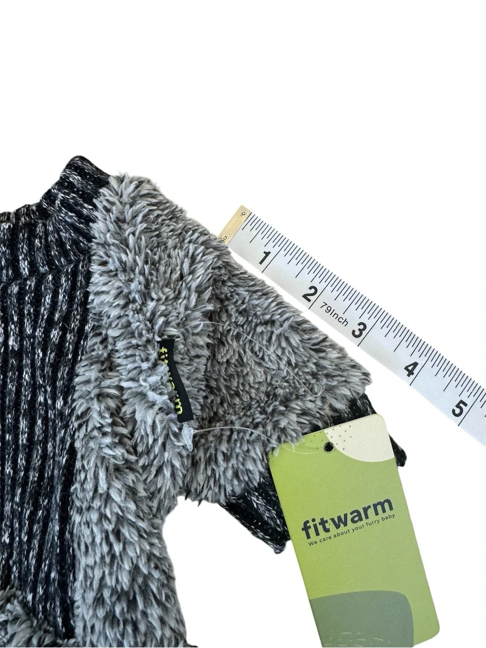 Dog Fuzzy Pajamas. “Fitwarm” Grey Pet Onesie for Thermal Warmth. NWT. Never Worn